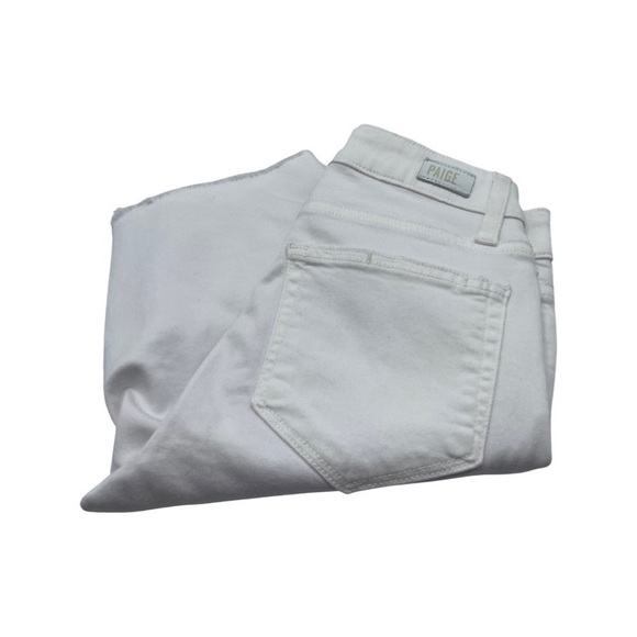 PAIGE‎ Jax Knee Crisp White Shorts - Picture 10 of 15